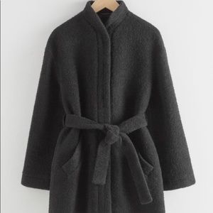 Brand new Wool blend belted jacket.